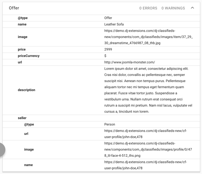 schema dj classifieds