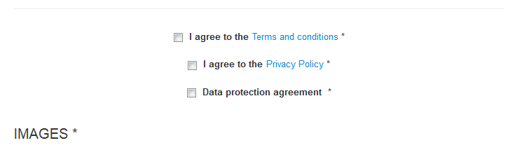 three checkboxes