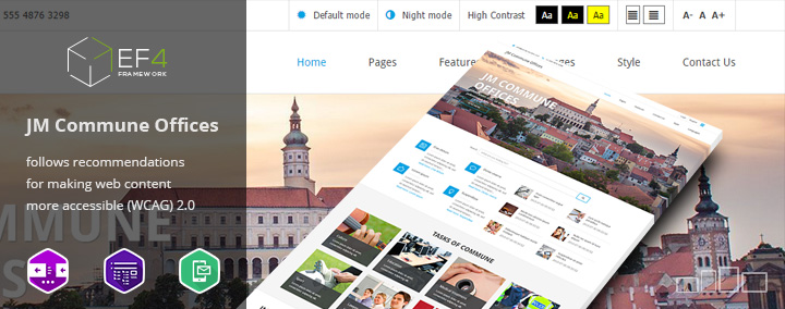 wcag joomla template